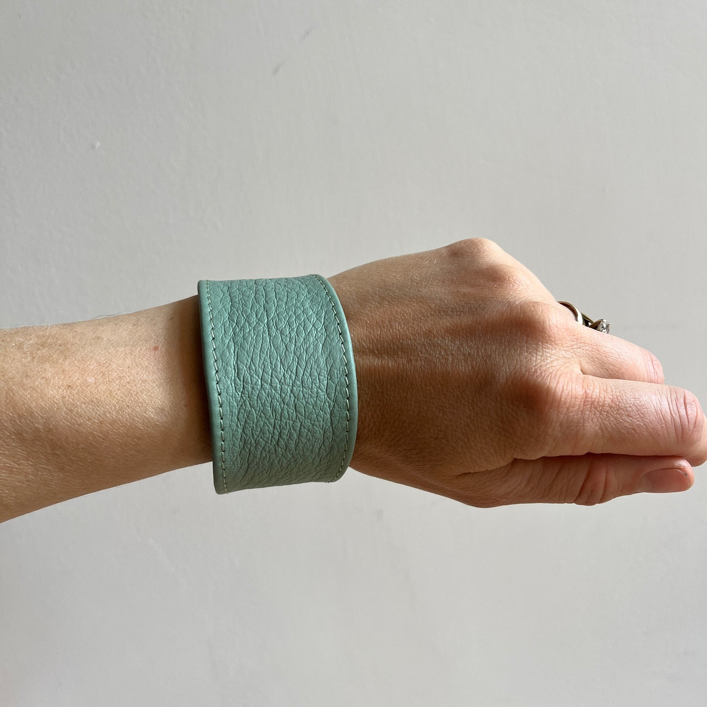 Leather cuff bracelet