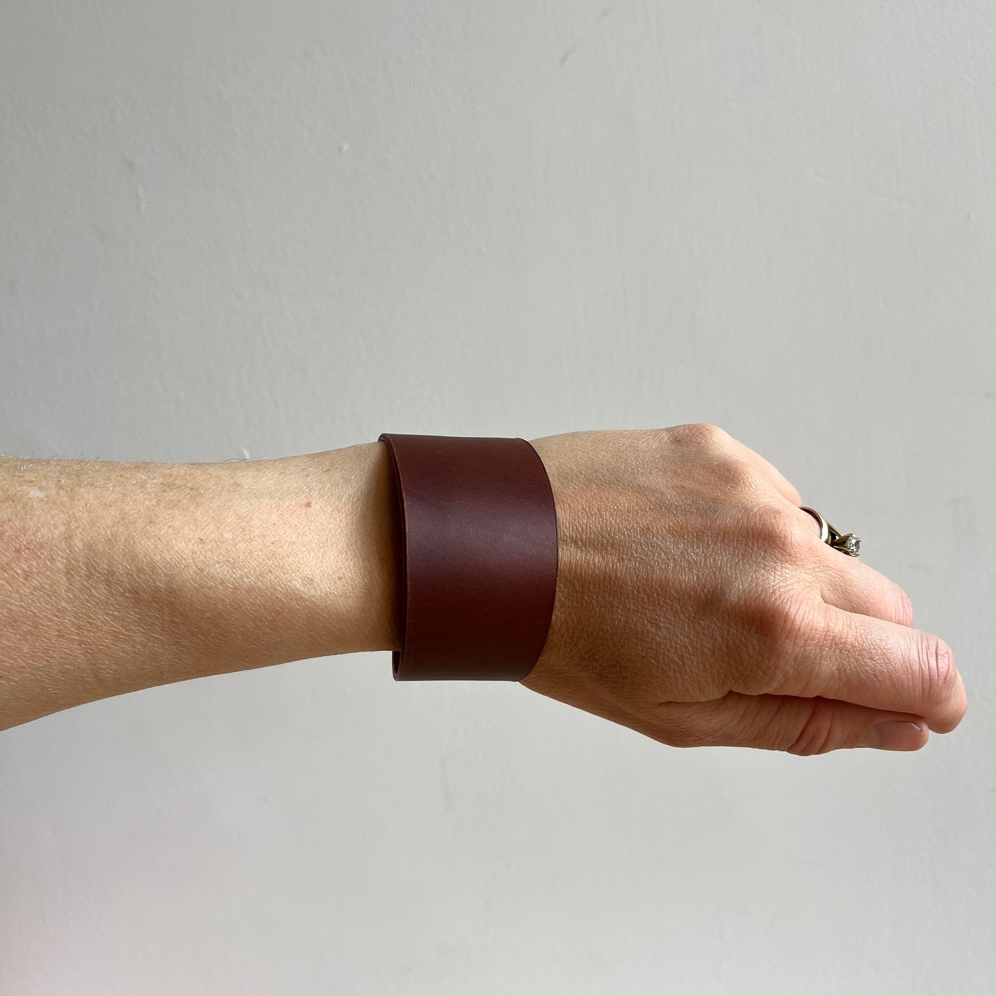 Leather cuff bracelet
