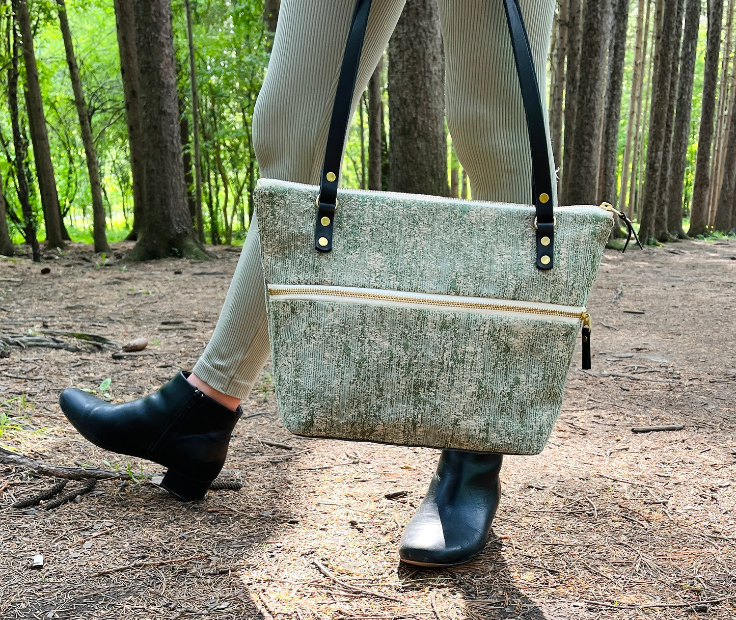 Green Tapestry - shoulder bag