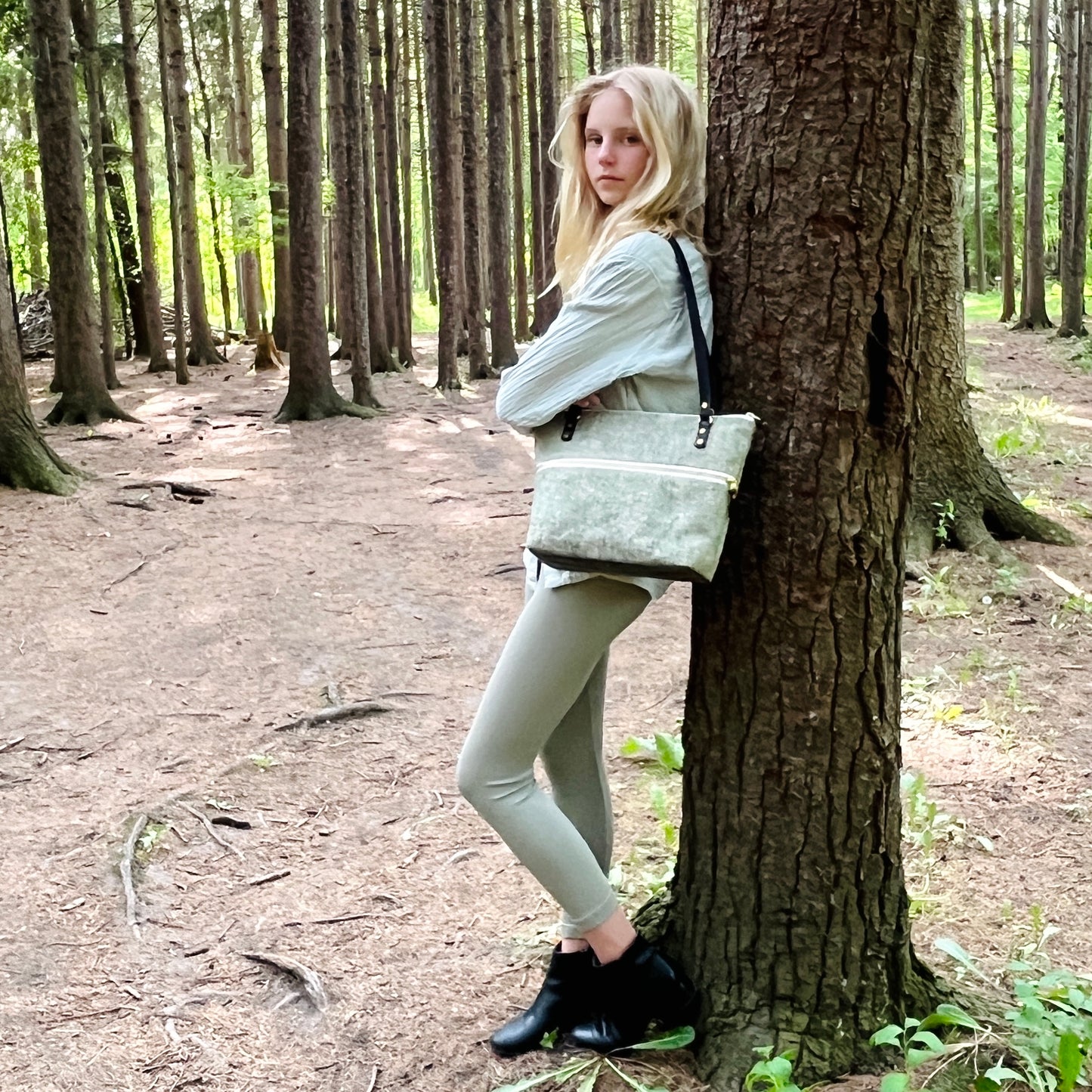 Green Tapestry - shoulder bag
