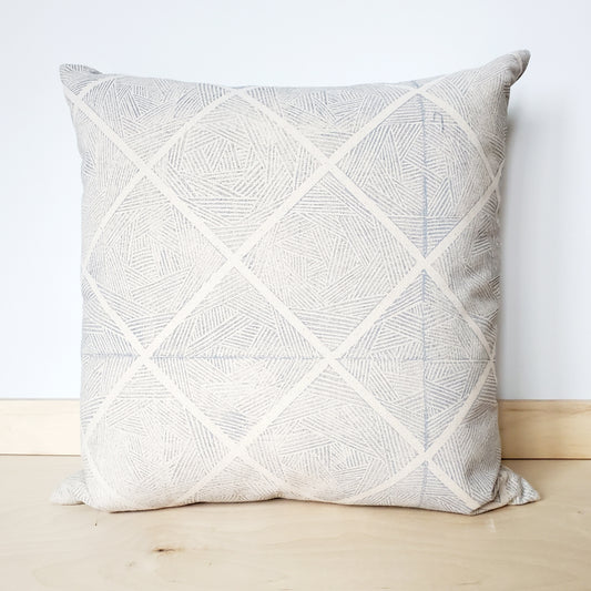 Hand-printed Pillow - Zentangle