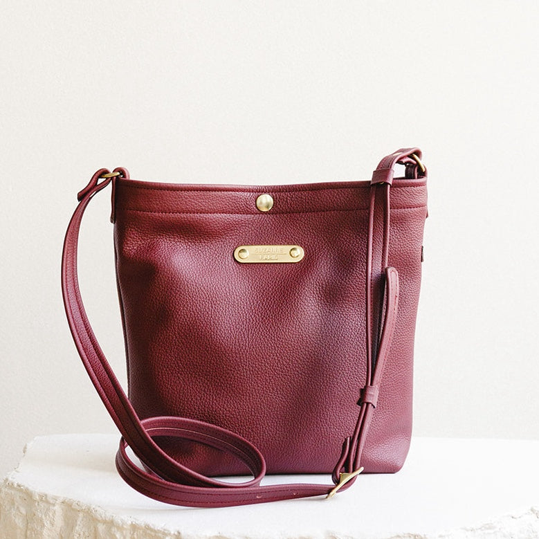 Leather Snap Bag