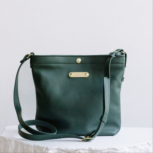 Leather Snap Bag