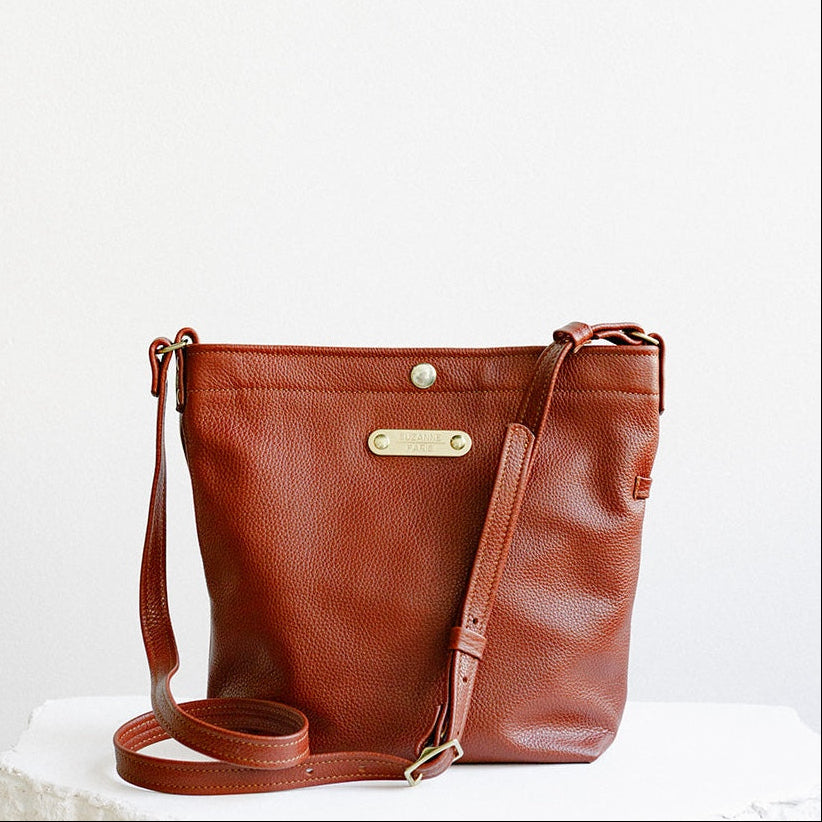 Leather Snap Bag