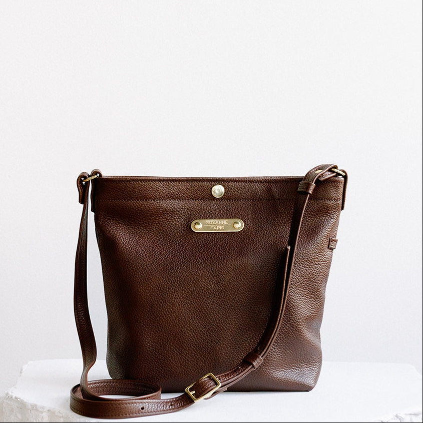Leather Snap Bag