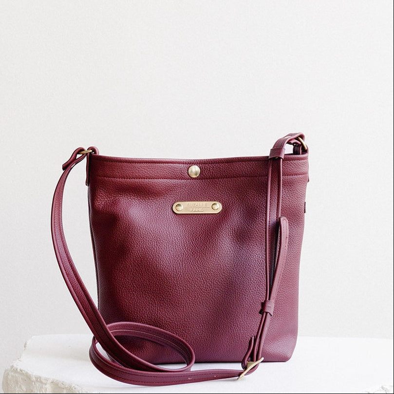 Leather Snap Bag