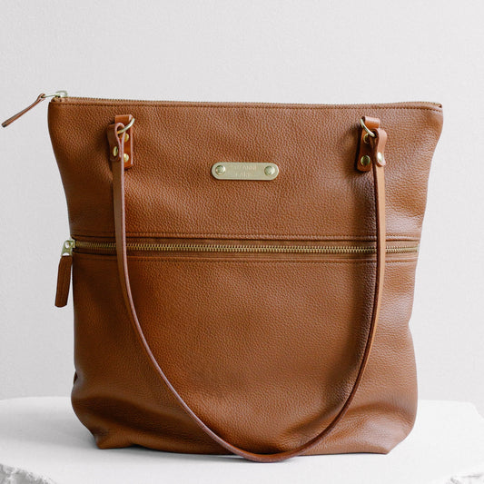 Luxury leather shoulder bag