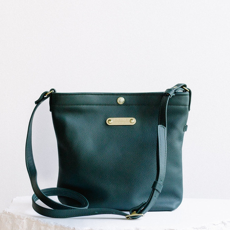 Leather Snap Bag