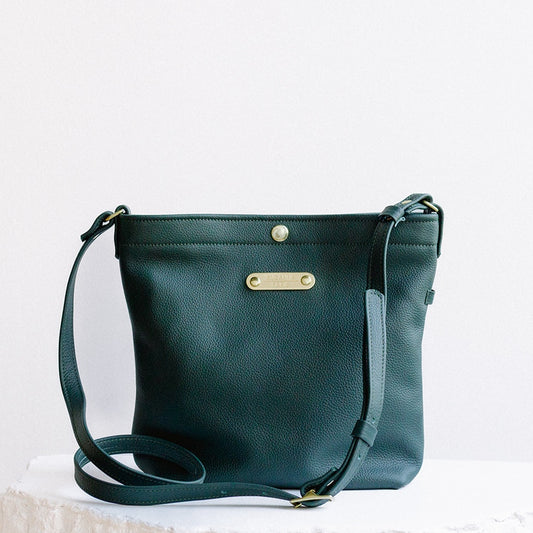 Leather Snap Bag