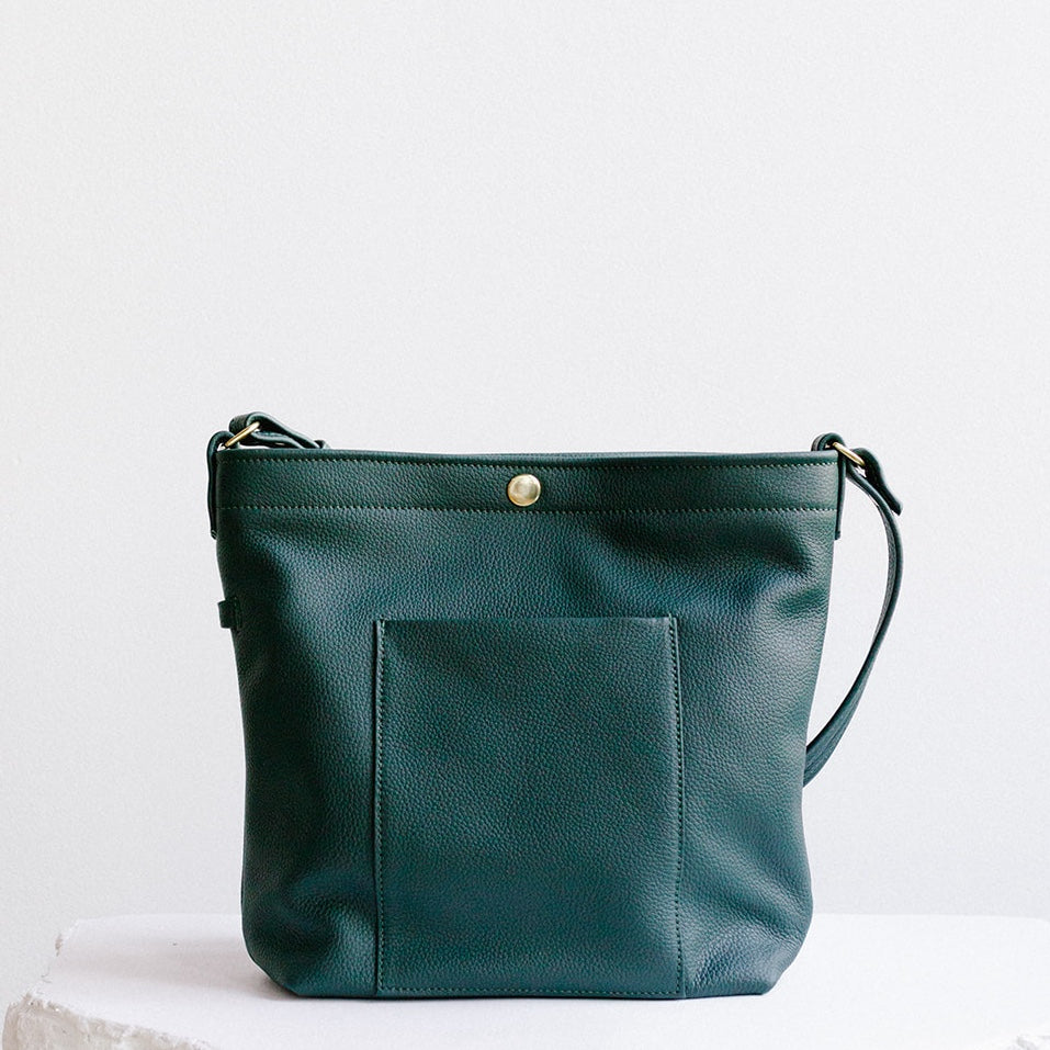 Leather Snap Bag