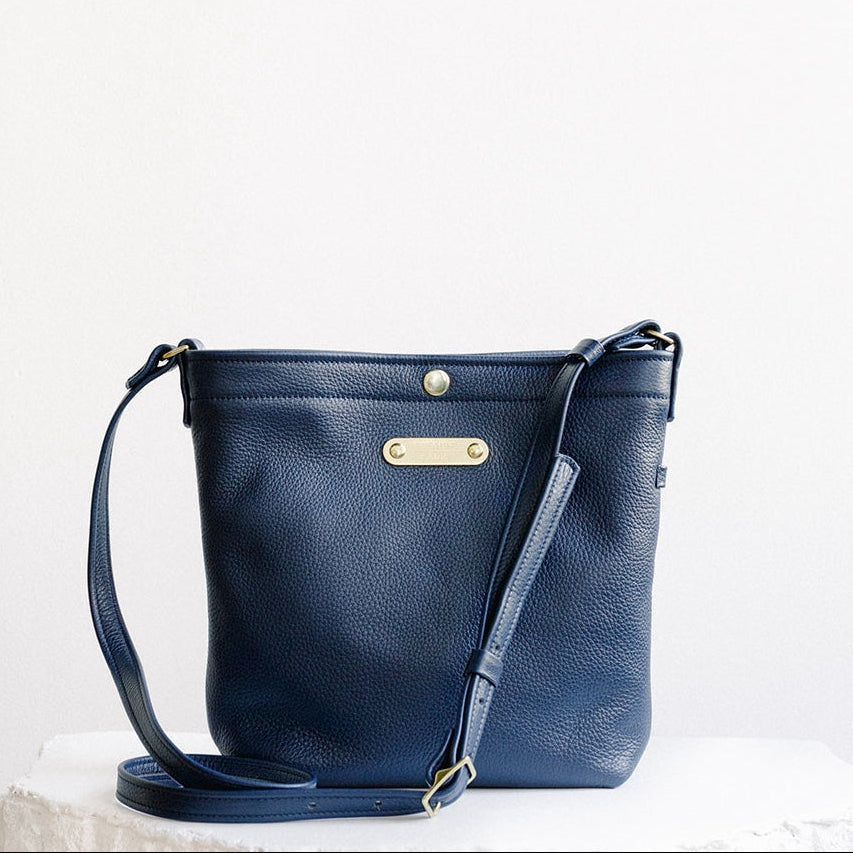 Leather Snap Bag