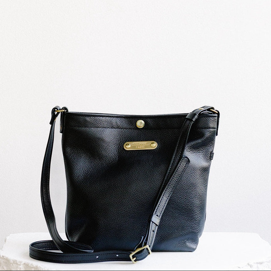 Leather Snap Bag