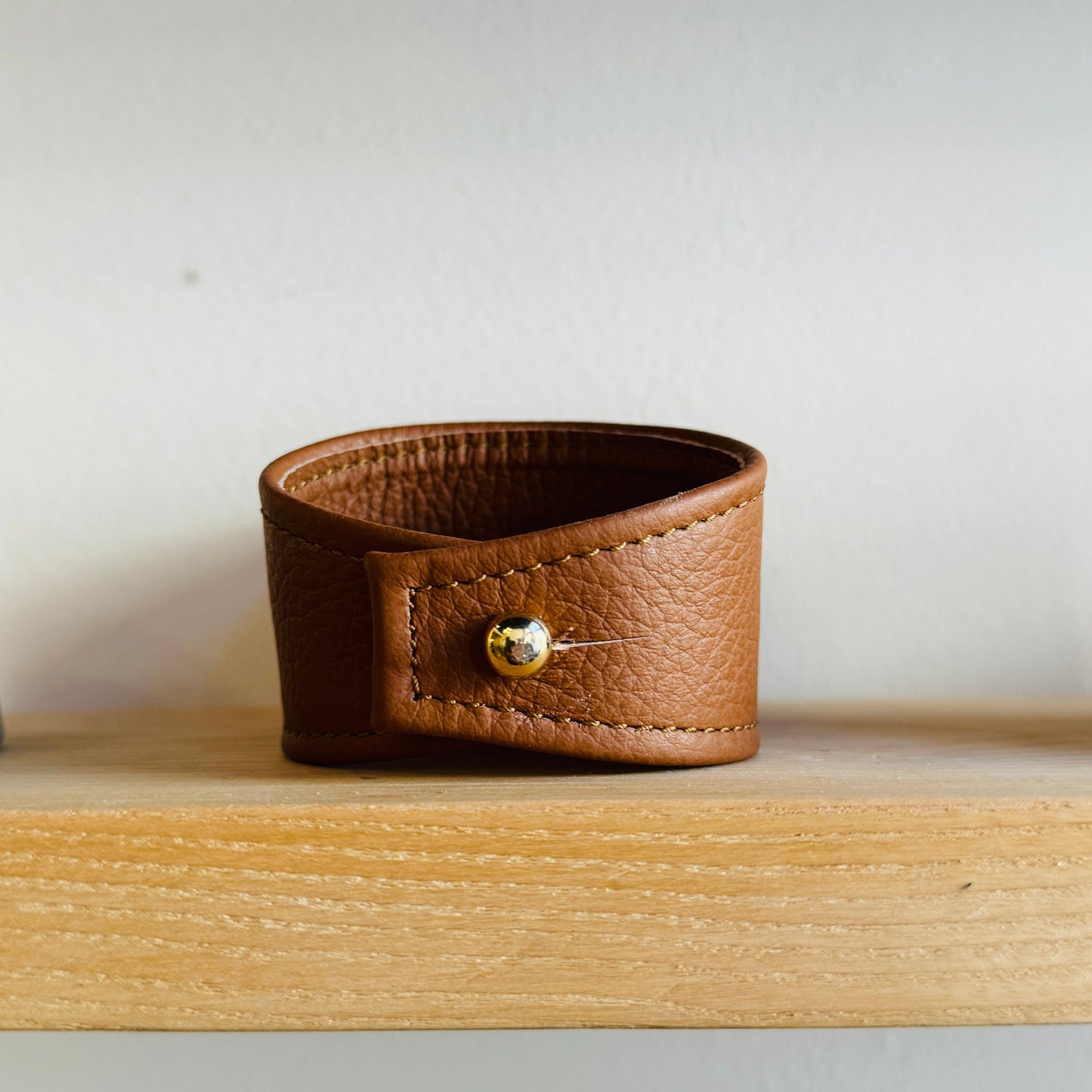 Leather cuff bracelet