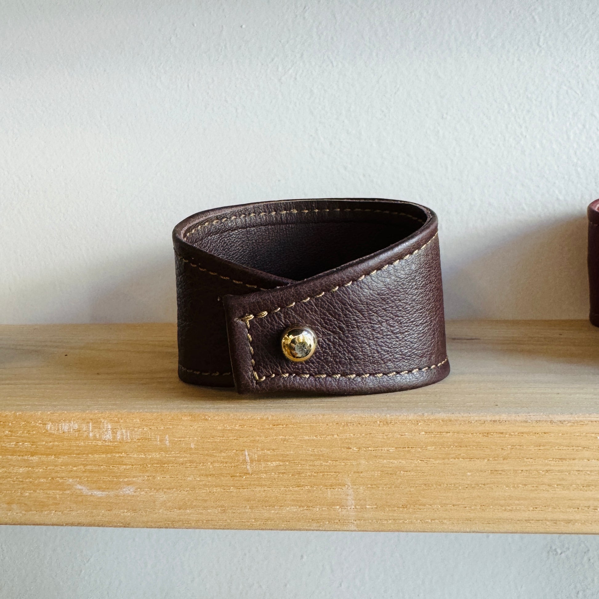 Leather cuff bracelet