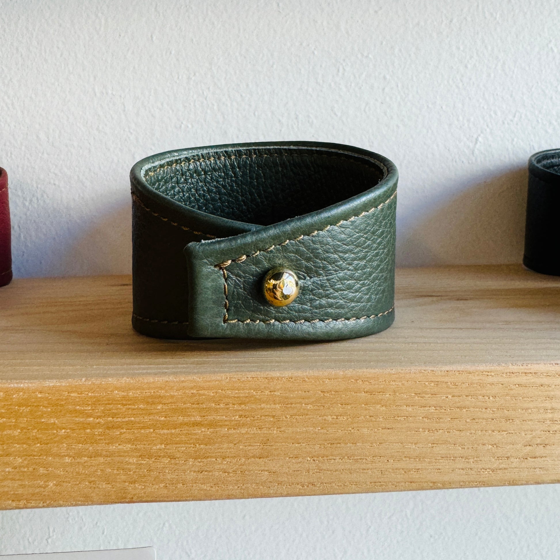 Leather cuff bracelet