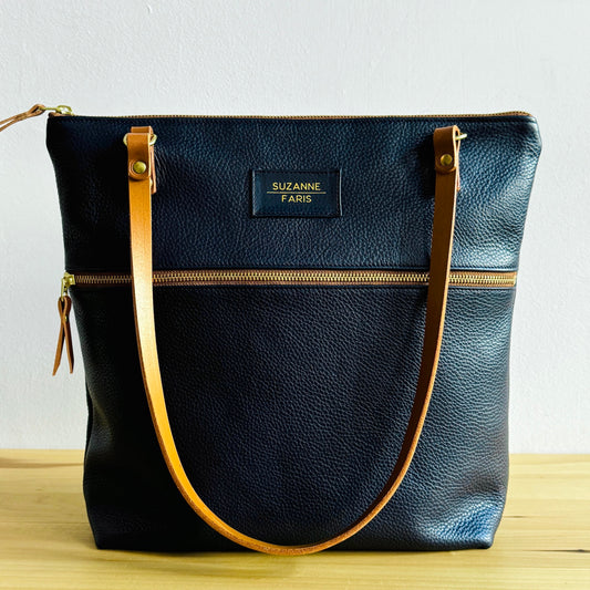 Luxury leather - Navy