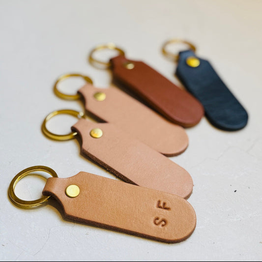 Custom monogram keychain