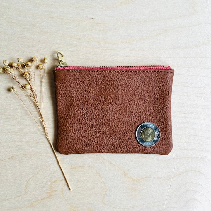 Leather pouch - Coloured