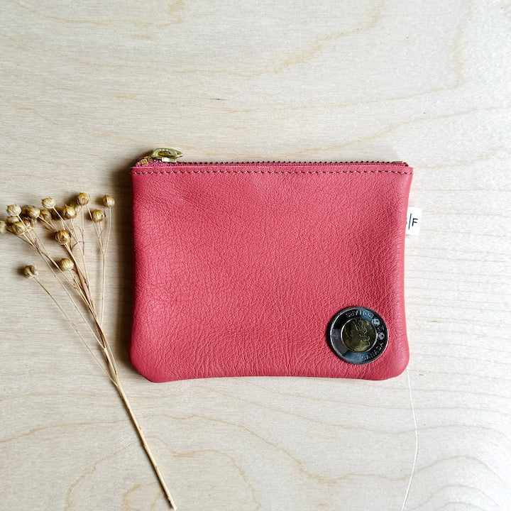 Leather pouch - Coloured