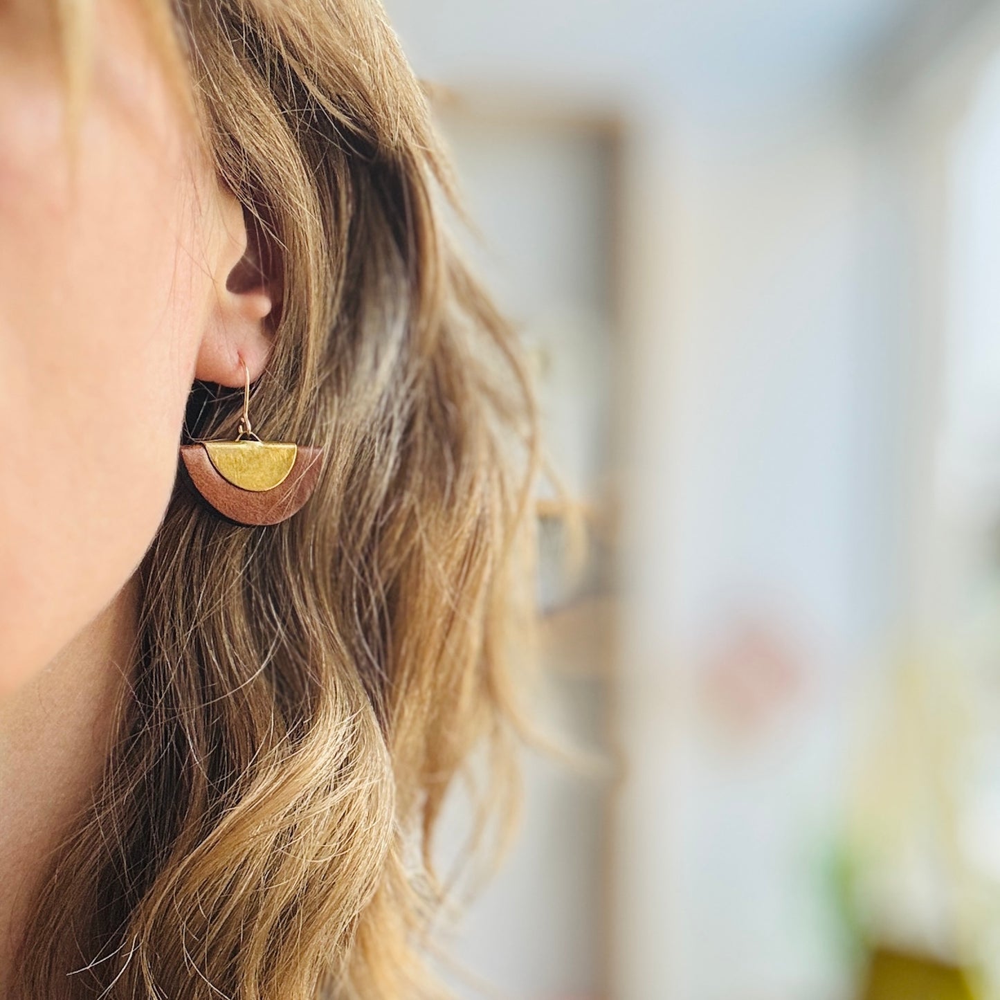 Half Circle Earrings