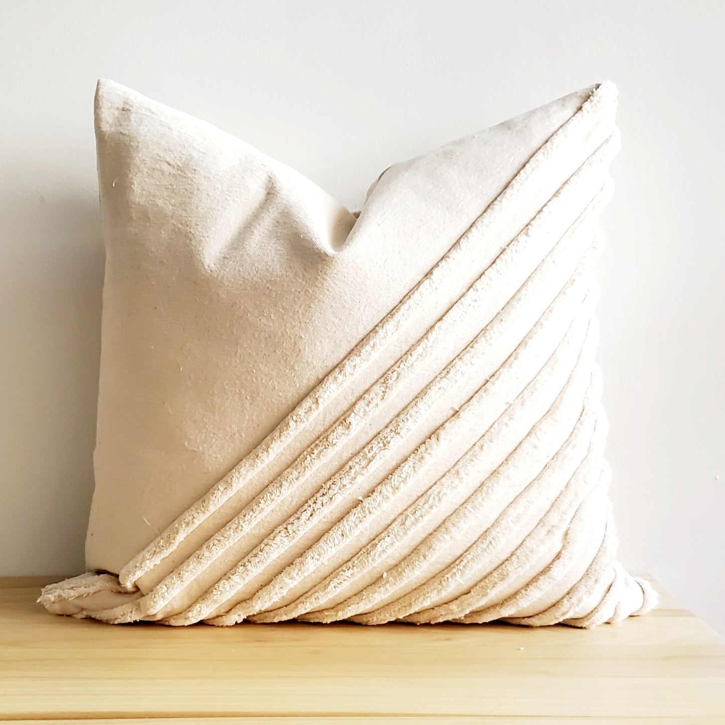 Textured Pillows - Large White