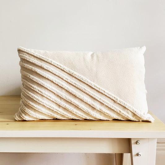 Textured Pillows - Small White